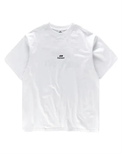 Bareen - Logo Box Fit T-shirt - White